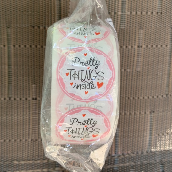 💕LAST ONE💕500Ct Pretty Things Inside Stickers w/Pink Accents, red hearts - Picture 5 of 5